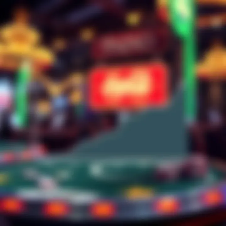 Graph illustrating trends in cash app betting over time