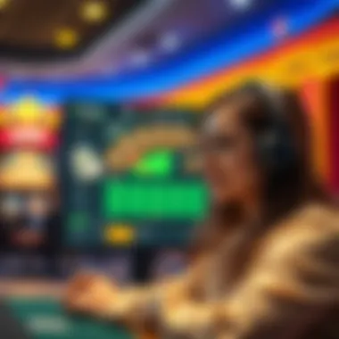Customer support interface on the Turtle Lake Casino website