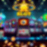 Visual representation of various online slot machines showcasing diverse themes