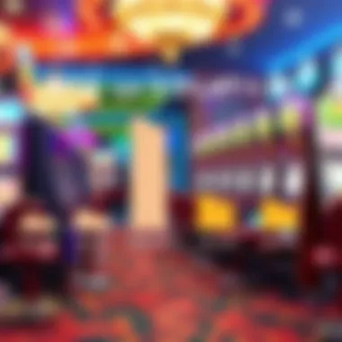 Infographic illustrating the return to player (RTP) percentages and volatility in slot machines.