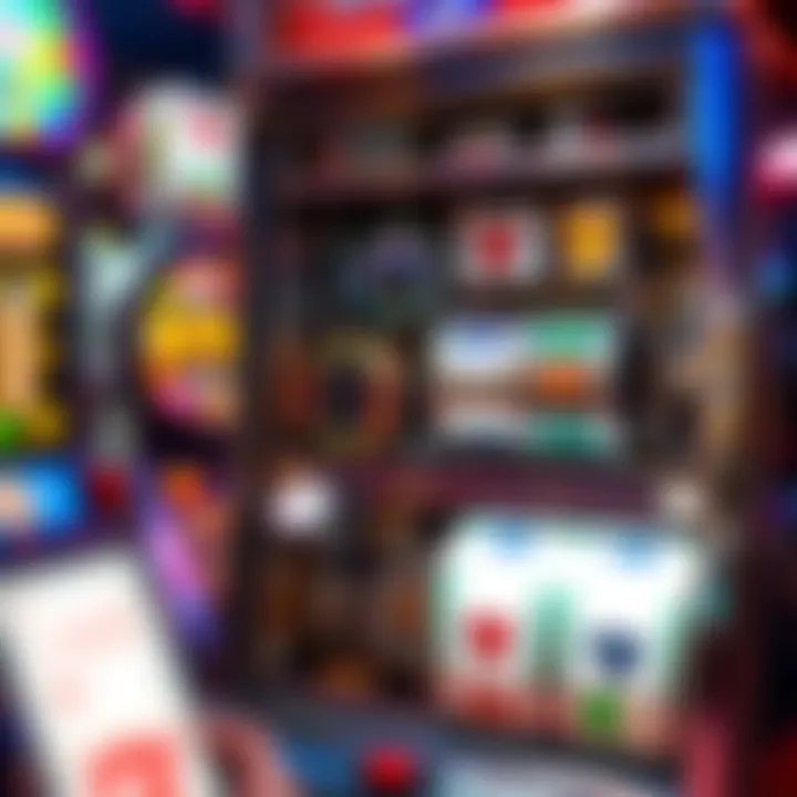 Infographic illustrating the internal mechanics of a slot machine