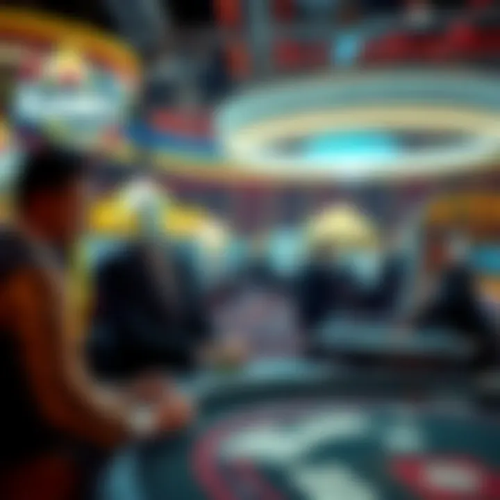 A bustling casino environment filled with excitement
