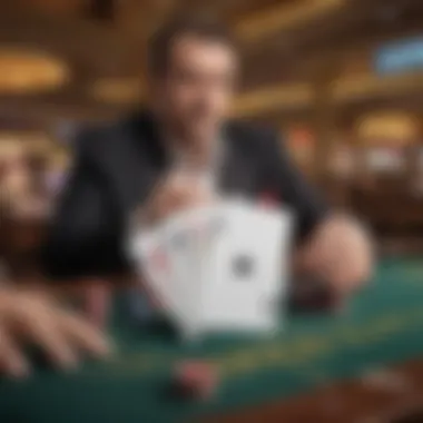 Illustration showcasing the flexibility of the ace in blackjack strategy