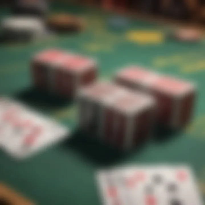 Close-up of Pai Gow Poker cards revealing potential strategies