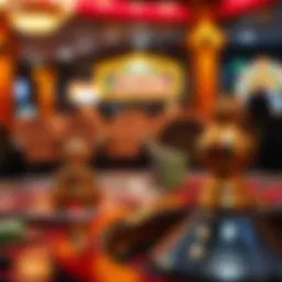 An illustration showcasing various wheel bet types in gaming.