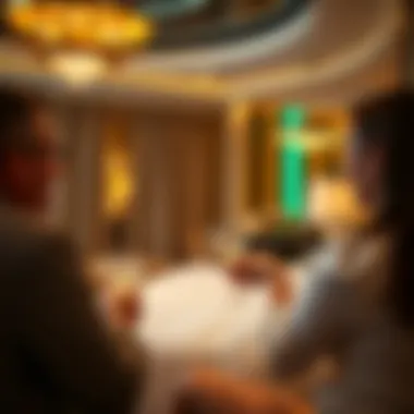 Guest enjoying exclusive amenities in a Wynn comp room