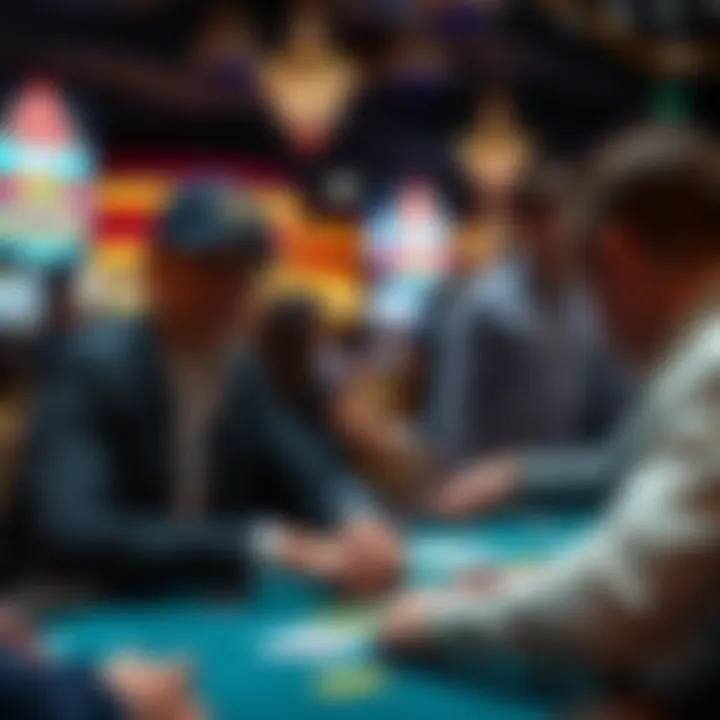 Participants engaged in a high-stakes WPT event