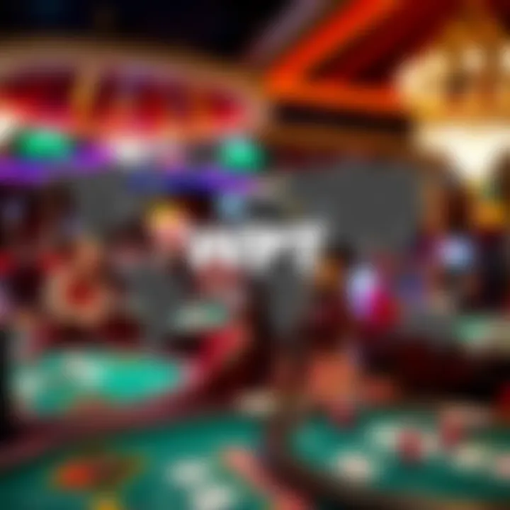 Map showcasing various WPT tournament locations